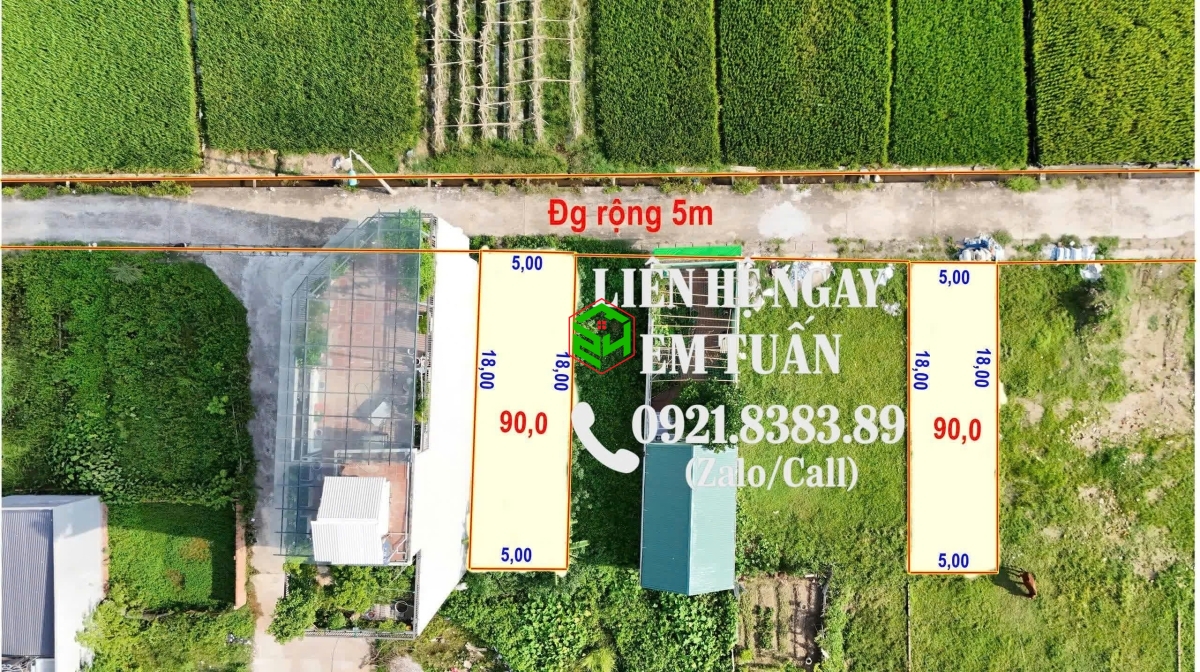 90M2 ĐẤT ĐẤU GIÁ SIÊU ĐẸP TẠI THÔN ĐẠI BẰNG - XÃ PHÚC THỊNH - TP. HÀ NỘI